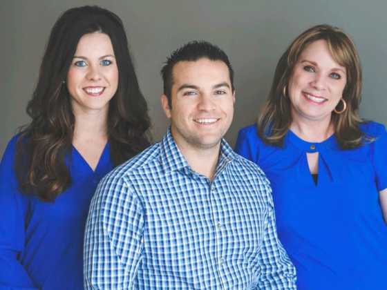 2B Organized Executive Team. Betsy Miller, Karlee Alves, and John Alves.