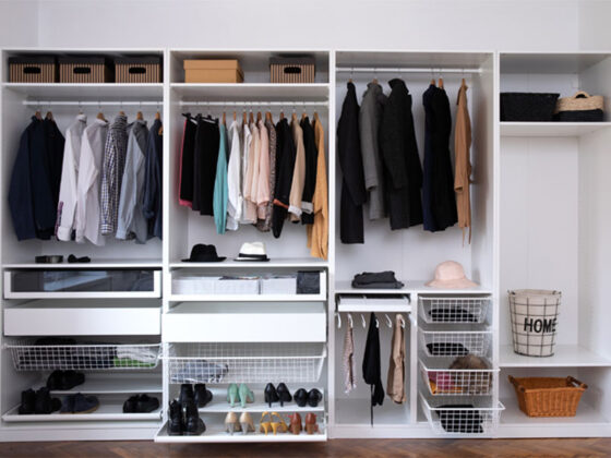 Beautiful professionally organized closet by 2B Organized
