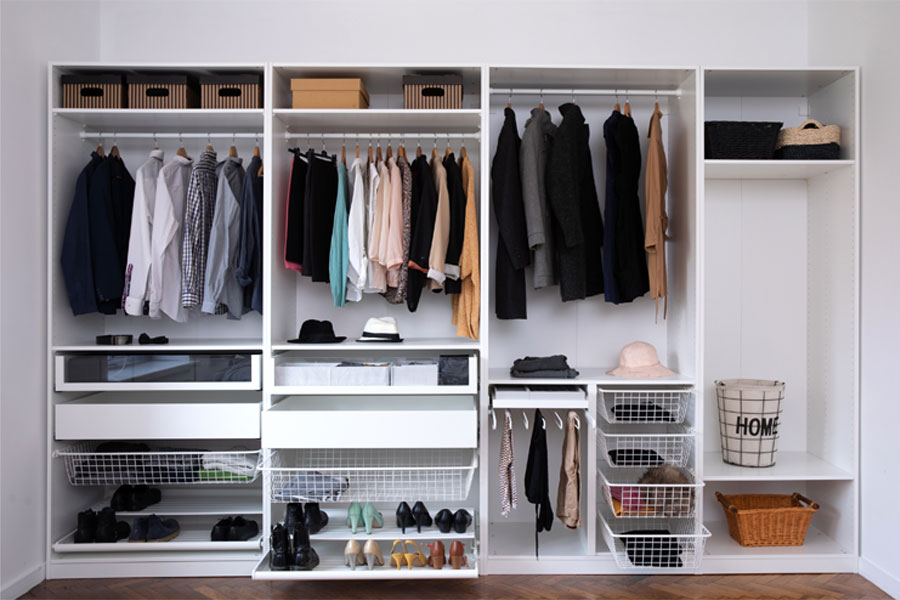 Beautiful professionally organized closet by 2B Organized