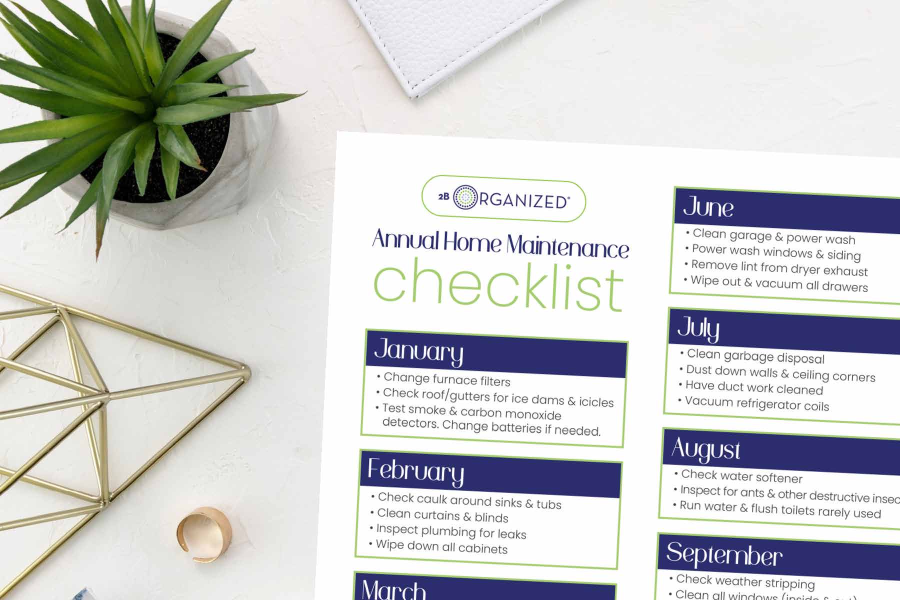 Care for your Home with our Annual Home Maintenance Checklist